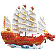 Load image into Gallery viewer, 2207PCS MOC Technic Traditional Dragon Sail Boat Ship Model Toy Building Block Brick Gift Kids DIY Set New Compatible Lego
