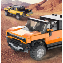 Load image into Gallery viewer, 431PCS MOC Technic Speed Orange Yellow GMC Hummer EV Pick Up Truck Car Model Toy Building Block Brick Gift Kids DIY Set New Compatible Lego
