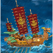 Load image into Gallery viewer, 1396PCS MOC Alcor Ship Warship Boat Model Toy Building Block Brick Gift Kids DIY Set New Display Compatible Lego
