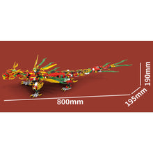 Load image into Gallery viewer, 1868PCS MOC 2in1 Ninja Red Dragon Mecha Figure Model Toy Building Block Brick Gift Kids DIY Set New Compatible Lego
