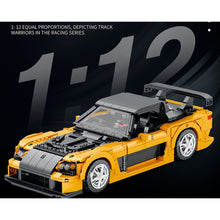 Load image into Gallery viewer, 1482PCS MOC Technic Speed JDM Static FD RX7 Super Racing Sports Car Model Toy Building Block Brick Gift Kids DIY Set New 1:12 Compatible Lego
