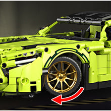 Load image into Gallery viewer, 1466PCS MOC Technic Speed Static Yellow AMG GT Super Racing Sports Car Model Toy Building Block Brick Gift Kids DIY Set New 1:14 Compatible Lego
