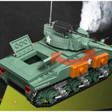 Load image into Gallery viewer, 740PCS MOC Military M4 Sherman Medium Tank Figure Model Toy Building Block Brick Gift Kids DIY Set New 1:35 Compatible Lego

