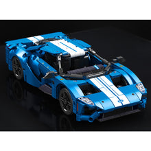 Load image into Gallery viewer, 522PCS MOC Technic Speed Blue GT22 Super Racing Sports Car Model Toy Building Block Brick Gift Kids DIY Set New 1:18 Compatible Lego
