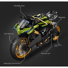 Load image into Gallery viewer, 1720PCS MOC Technic Speed Static Large Diavel Racing Sports Motorcycle Motor Bike Model Toy Building Block Brick Gift Kids DIY Set New 1:5 Compatible Lego
