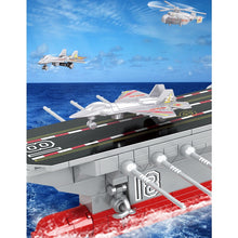 Load image into Gallery viewer, 838PCS Military WW2 003 Fujian Class Aircraft Carrier Model Toy Building Block Brick Gift Kids DIY Set New Compatible Lego
