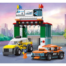 Load image into Gallery viewer, 430PCS MOC City Street Car Wash Figure Scene Model Toy Building Block Brick Gift Kids DIY Set New Compatible Lego
