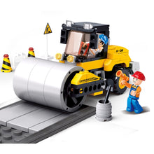 Load image into Gallery viewer, 171PCS MOC City Construction Road Roller Scene Figure Model Toy Building Block Brick Gift Kids DIY Set New Compatible Lego
