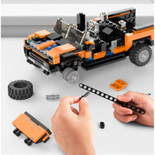 Load image into Gallery viewer, 431PCS MOC Technic Speed Orange Yellow GMC Hummer EV Pick Up Truck Car Model Toy Building Block Brick Gift Kids DIY Set New Compatible Lego
