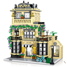 Load image into Gallery viewer, 1443PCS MOC City Street Cafe Coffee Shop Restaurant Model Toy Building Block Brick Gift Kids DIY Light Set New Compatible Lego

