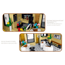 Load image into Gallery viewer, 1443PCS MOC City Street Cafe Coffee Shop Restaurant Model Toy Building Block Brick Gift Kids DIY Light Set New Compatible Lego
