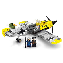 Load image into Gallery viewer, 523PCS Military WW2 BF-109 Me Air Fighter Airplane Figure Model Toy Building Block Brick Gift Kids DIY Set New Compatible Lego

