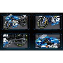 Load image into Gallery viewer, 823PCS MOC Technic Speed Racing Sports GSX Motorcycle Motor Bike Model Toy Building Block Brick Gift Kids DIY Compatible Lego

