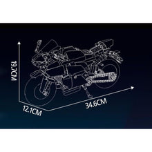 Load image into Gallery viewer, 823PCS MOC Technic Speed Racing Sports GSX Motorcycle Motor Bike Model Toy Building Block Brick Gift Kids DIY Compatible Lego
