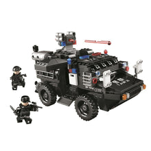 Load image into Gallery viewer, 492PCS MOC City SWAT 07 AAV7 Amphibious Armored Vehicle Car Figure Model Toy Building Block Brick Gift Kids DIY Set New Compatible Lego
