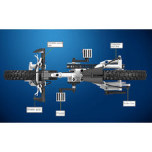 Load image into Gallery viewer, 242PCS MOC Technic Foldable Mountain Bike Bicycle Model Toy Building Block Brick Gift Kids DIY Set New 1:6 Compatible Lego
