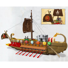 Load image into Gallery viewer, 1033PCS MOC Spartan Pirate Ship Warship Model Toy Building Block Brick Gift Kids DIY Set New Display Compatible Lego

