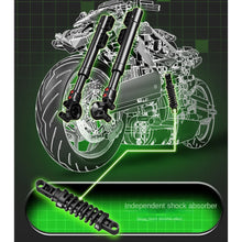 Load image into Gallery viewer, 1720PCS MOC Technic Speed Static Large Diavel Racing Sports Motorcycle Motor Bike Model Toy Building Block Brick Gift Kids DIY Set New 1:5 Compatible Lego
