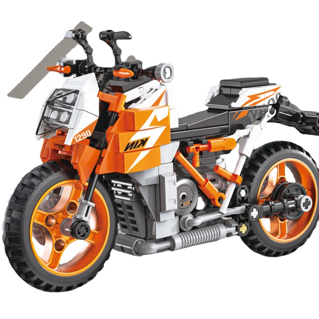 266PCS MOC Technic Speed KTM Motor Bike Motorcycle Model Toy Building Block Brick Gift Kids DIY Compatible Lego