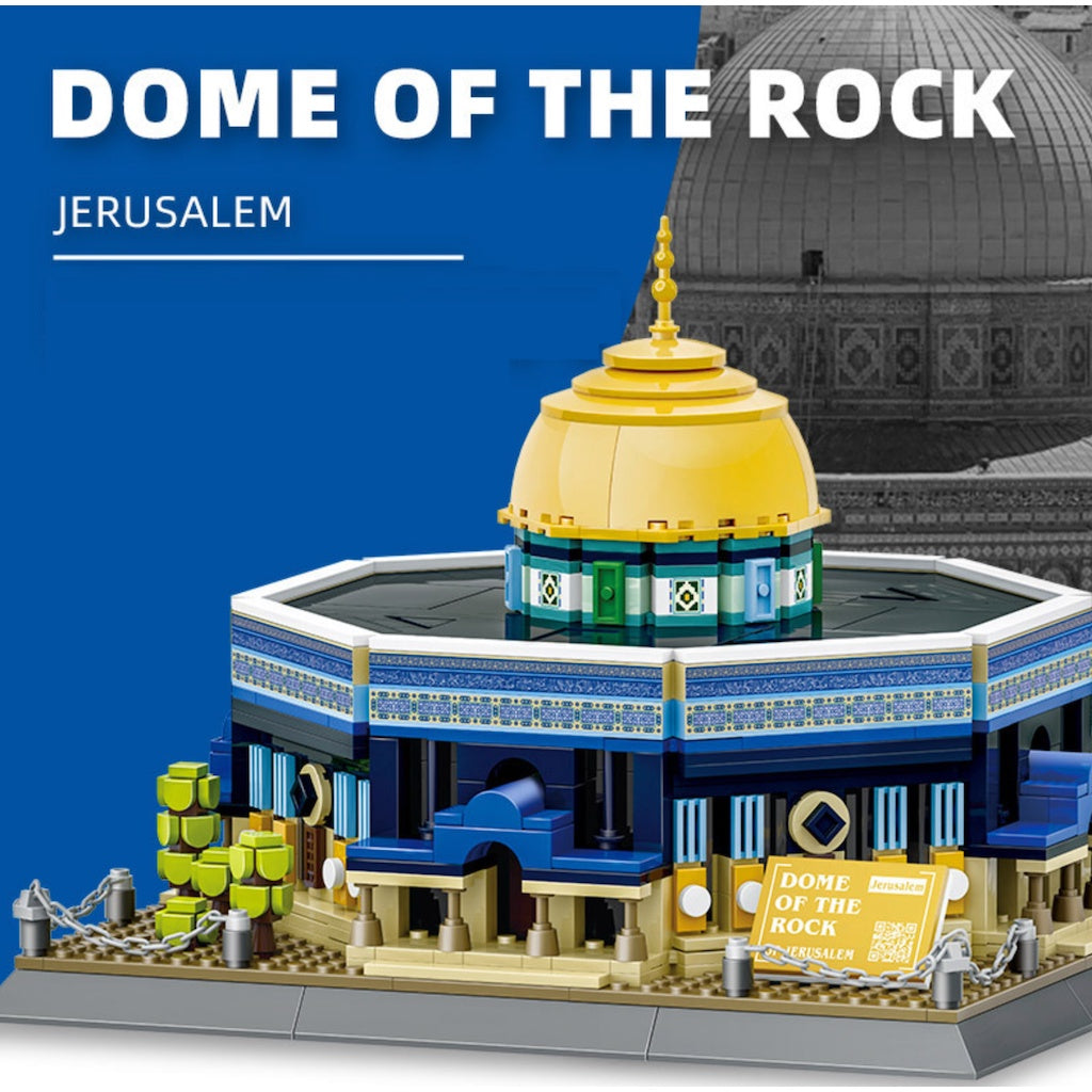 983PCS MOC Architecture The Dome of the Rock Church Model Toy Building Block Brick Gift Kids DIY Set New Display Compatible Lego
