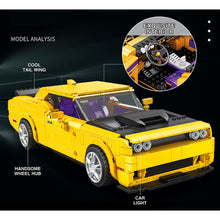 Load image into Gallery viewer, 1740PCS MOC Technic Speed Static Muscle HELLCAT Charger SRT Racing Sports Car Model Toy Building Block Brick Gift Kids DIY Set New 1:12 Compatible Lego
