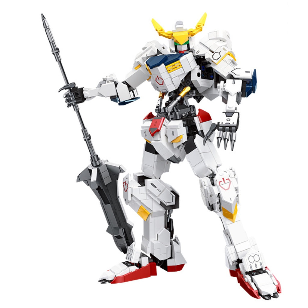 1142PCS MOC Barbatos Mecha Mech Warrior Figure Model Toy Building Block Brick Gift Kids DIY Set New Compatible Lego