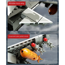 Load image into Gallery viewer, 420PCS Military WW2 J-20 Chengdu Fire Fang Air Fighter Aircraft Figure Model Toy Building Block Brick Gift Kids DIY Compatible Lego With Stand Display
