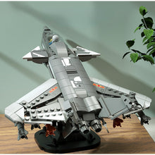 Load image into Gallery viewer, 420PCS Military WW2 J-20 Chengdu Fire Fang Air Fighter Aircraft Figure Model Toy Building Block Brick Gift Kids DIY Compatible Lego With Stand Display

