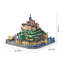 Load image into Gallery viewer, 1392PCS MOC City Street Architecture Mount Saint Michel in Normandy Model Toy Building Block Brick Gift Kids DIY Set New Display Compatible Lego
