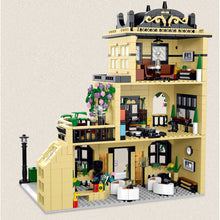 Load image into Gallery viewer, 1443PCS MOC City Street Cafe Coffee Shop Restaurant Model Toy Building Block Brick Gift Kids DIY Light Set New Compatible Lego
