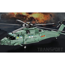 Load image into Gallery viewer, 1834PCS MOC Military Harbin Z-20 Transport Helicopter Model Toy Building Block Brick Gift Kids DIY Set New Compatible Lego
