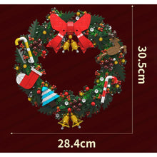 Load image into Gallery viewer, 1002PCS MOC Merry Christmas Eucalyptus Wreath Model Toy Building Block Brick Gift Kids DIY Set New Display Compatible Lego

