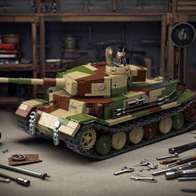 Load image into Gallery viewer, 1498PCS MOC Military Tiger P Pz.Bef.wg VI ACV Armoured Command Vehicle Figure Model Toy Building Block Brick Gift Kids DIY Set New 1:28 Limited Compatible Lego
