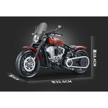 Load image into Gallery viewer, 542PCS MOC Technic Speed Softail Slim Commander Motorcycle Motor Bike Model Toy Building Block Brick Gift Kids DIY Set New 1:8 Compatible Lego
