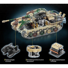 Load image into Gallery viewer, 1962PCS MOC Military Panzer Medium G Type Tank Figure Model Toy Building Block Brick Gift Kids DIY Set New 1:28 Compatible Lego
