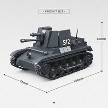Load image into Gallery viewer, 405PCS MOC Military Panzerjager I 1 Tank Model Toy Building Block Brick Gift Kids DIY Set New 1:35 Compatible Lego
