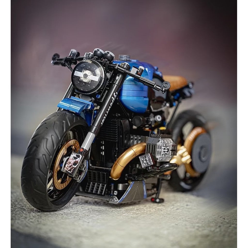 1591PCS MOC Technic Speed Static Large R nineT Motorcycle Motor Bike Model Toy Building Block Brick Gift Kids DIY Set New 1:5 Compatible Lego