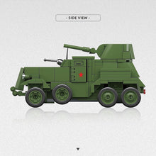 Load image into Gallery viewer, 350PCS MOC Military BA-10 Broneavto Mobil 10 Truck Model Toy Building Block Brick Gift Kids DIY Set New 1:35 Compatible Lego
