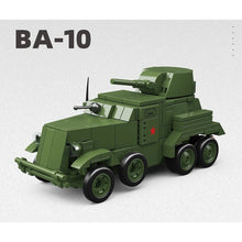 Load image into Gallery viewer, 350PCS MOC Military BA-10 Broneavto Mobil 10 Truck Model Toy Building Block Brick Gift Kids DIY Set New 1:35 Compatible Lego
