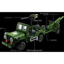 Load image into Gallery viewer, 457PCS MOC Military Willys Jeep Car Figure Model Toy Building Block Brick Gift Kids DIY Set New Compatible Lego
