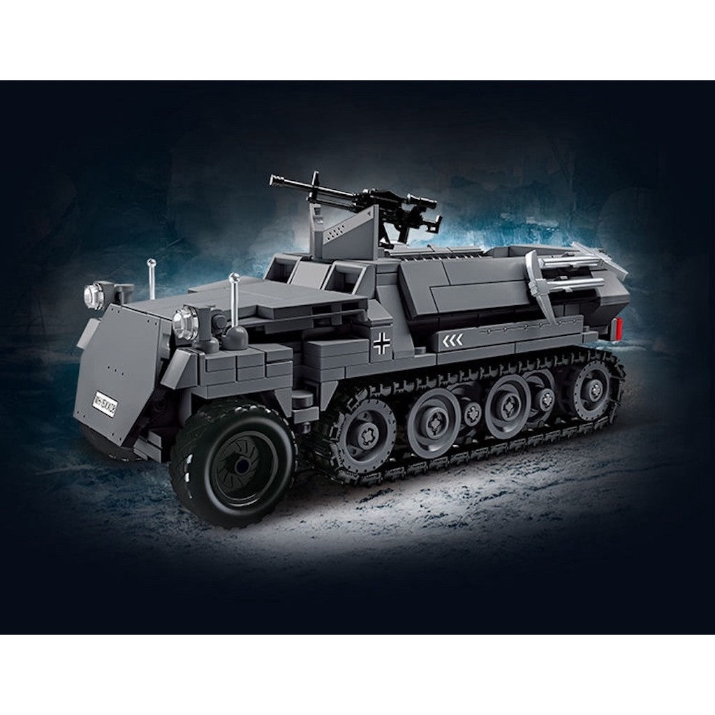 436PCS MOC Military Stuka Rocket Launcher Land Figure Model Toy Building Block Brick Gift Kids DIY Set New Compatible Lego