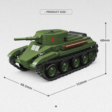 Load image into Gallery viewer, 392PCS BT-5 Light Tank Model Toy Building Block Brick Gift Kids DIY Set New 1:35 Compatible Lego
