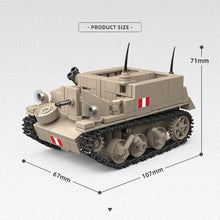 Load image into Gallery viewer, 389PCS MOC Military Bren Carrier Ordnance QF 2-Pounder Model Toy Building Block Brick Gift Kids DIY Set New 1:35 Compatible Lego
