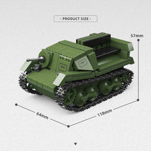 Load image into Gallery viewer, 390PCS MOC Military 57MM ZIS-2 T-20 Armored Tractor Model Toy Building Block Brick Gift Kids DIY Set New 1:35 Compatible Lego
