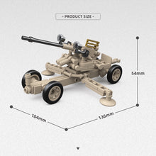 Load image into Gallery viewer, 402PCS MOC Military BOFORS 40MM L/60 Antiaircraft MORRIS CDSW 6X4 Artillery Tractor Model Toy Building Block Brick Gift Kids DIY Set New 1:35 Compatible Lego
