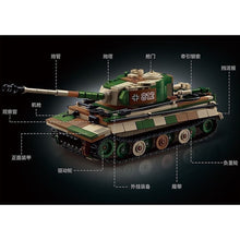 Load image into Gallery viewer, 706PCS MOC Military Tiger Tank Figure Model Toy Building Block Brick Gift Kids DIY Set New Compatible Lego
