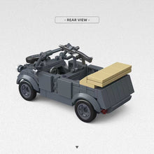 Load image into Gallery viewer, 336PCS MOC Military Set SD.KFZ.2 Half Track Motorcycle Type VW82 Kubelwagen Model Toy Building Block Brick Gift Kids DIY Set New 1:35 Compatible Lego
