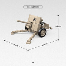 Load image into Gallery viewer, 389PCS MOC Military Bren Carrier Ordnance QF 2-Pounder Model Toy Building Block Brick Gift Kids DIY Set New 1:35 Compatible Lego
