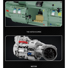 Load image into Gallery viewer, 1834PCS MOC Military Harbin Z-20 Transport Helicopter Model Toy Building Block Brick Gift Kids DIY Set New Compatible Lego

