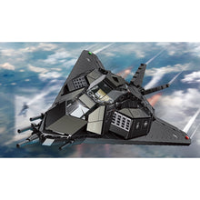 Load image into Gallery viewer, 1375PCS MOC Military F-117A  Attack Aircraft Fighter Nighthawk Model Toy Building Block Brick Gift Kids DIY Set New Stand Compatible Lego
